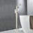 Single Handle Floor Mounted Tub Filler with Handshower-41192466