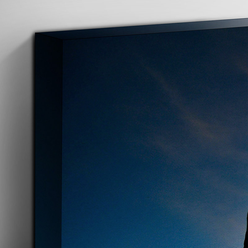 Landscape Arizona Sunrise Cactus Photographic - Wrapped Canvas, 40cm H x 60cm W