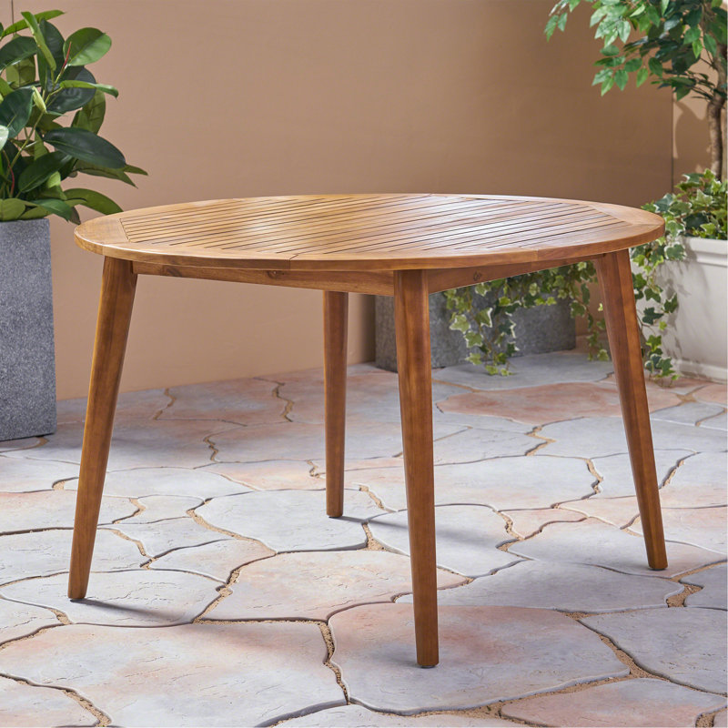 Table de patio en bois Farmhouse, Teck