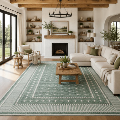 Tapis moderne lavable à la machine