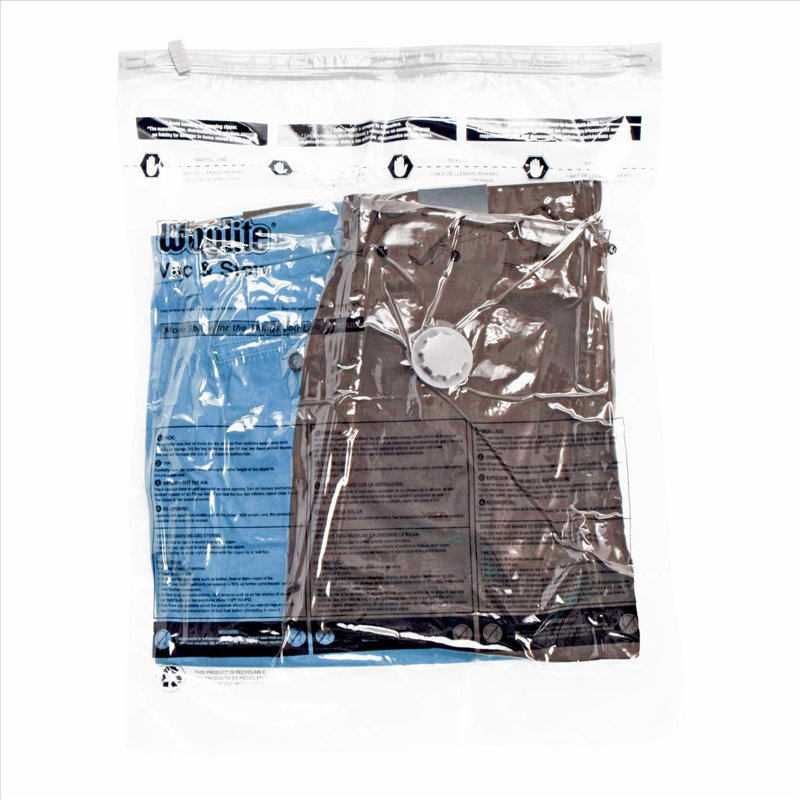 Clear Plastic Jumbo Vacuum Storage Bags for Bedding and Clothing