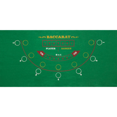 36" X 72" Baccarat Layout Mat
