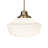 1 - Light Antique Brass Single Pendant