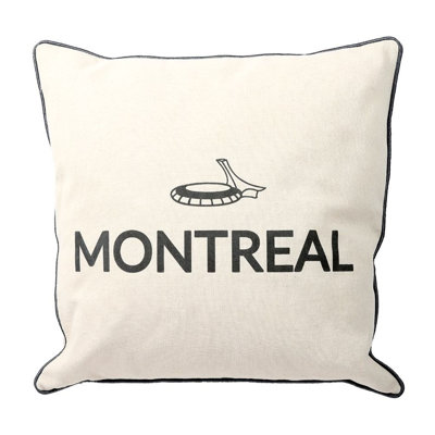 O Canada Cities Montreal Throw Pillow