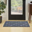 Tapis intérieur / extérieur bleu marine Adianey Red Barrel Studio Easy Care-401769217