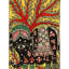 Éléphant de conception traditionnelle | Peinture Madhubani | Décoration murale