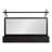 Hughley Metal Flat Mirror with Shelves-845092438-845092432