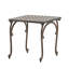 Table de bout Galinda en cuivre moulé patiné