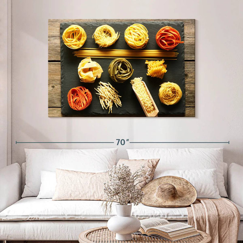Yarlin Pasta, 32" H x 48" W