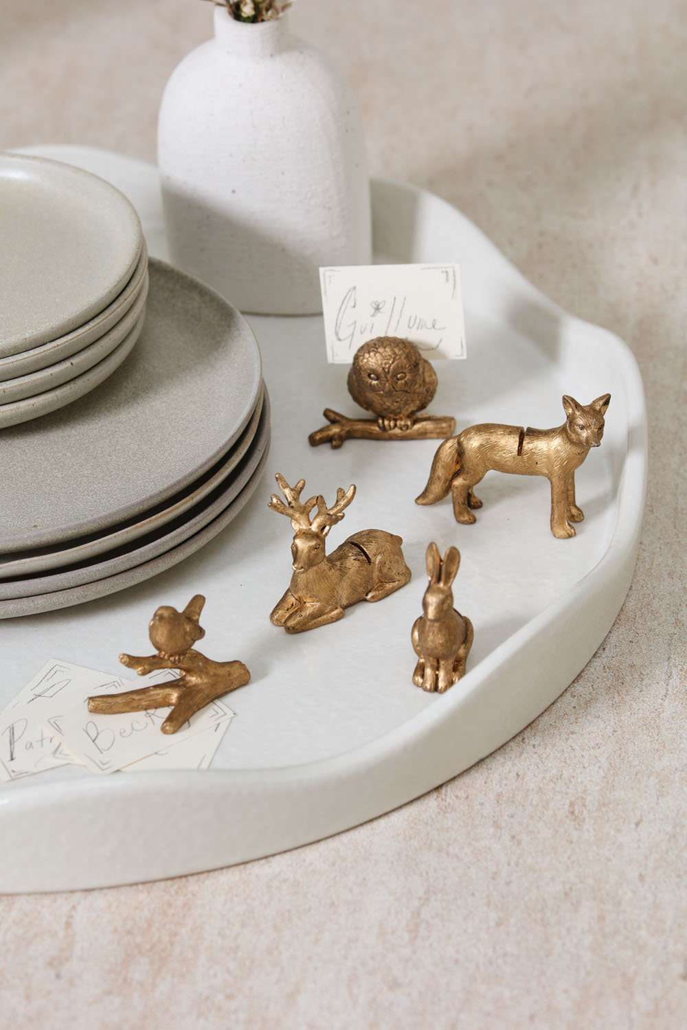 Enchanted Critter Name Card Holder, 2.25 in x 2.75 in