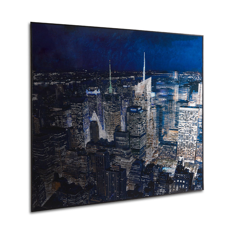 «New York Skyline», art acrylique