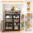 Fabric Dresser for Bedroom with Open Shelves, Tall Dresser with 8 Drawers, Storage Tower, Chest of Drawers for Closet-374108862