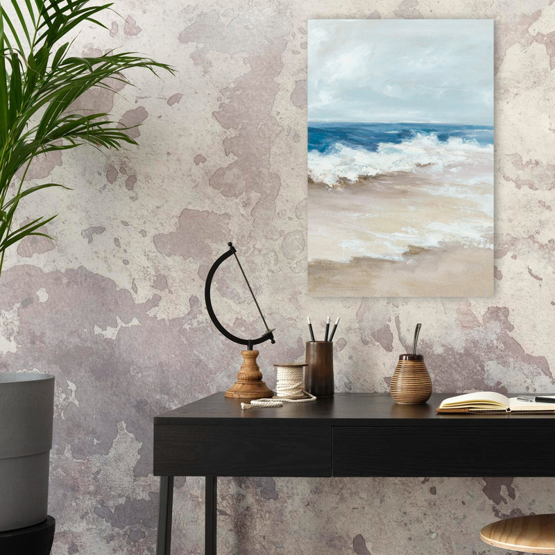 Océan et vagues, rivage, art des rêves, H 24 po x l 16 po