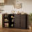 Bayview 33” Stand Kitchen Pantry with 3 Doors, 1 Drawer, Multiple Finish Options-1439400655