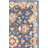 Hand Tufted Wool/Cotton Oriental Rug in White/Brown/Blue-730447711