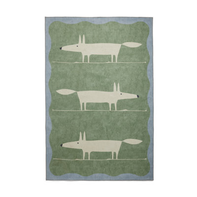 Scion Rectangle Animal Print Area Rug