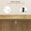 Armoire de rangement pour garde-manger de 41 po, armoire de cuisine autoportante avec 12 tablettes de porte, portes doubles, étagère à 5 niveaux et tablettes réglables