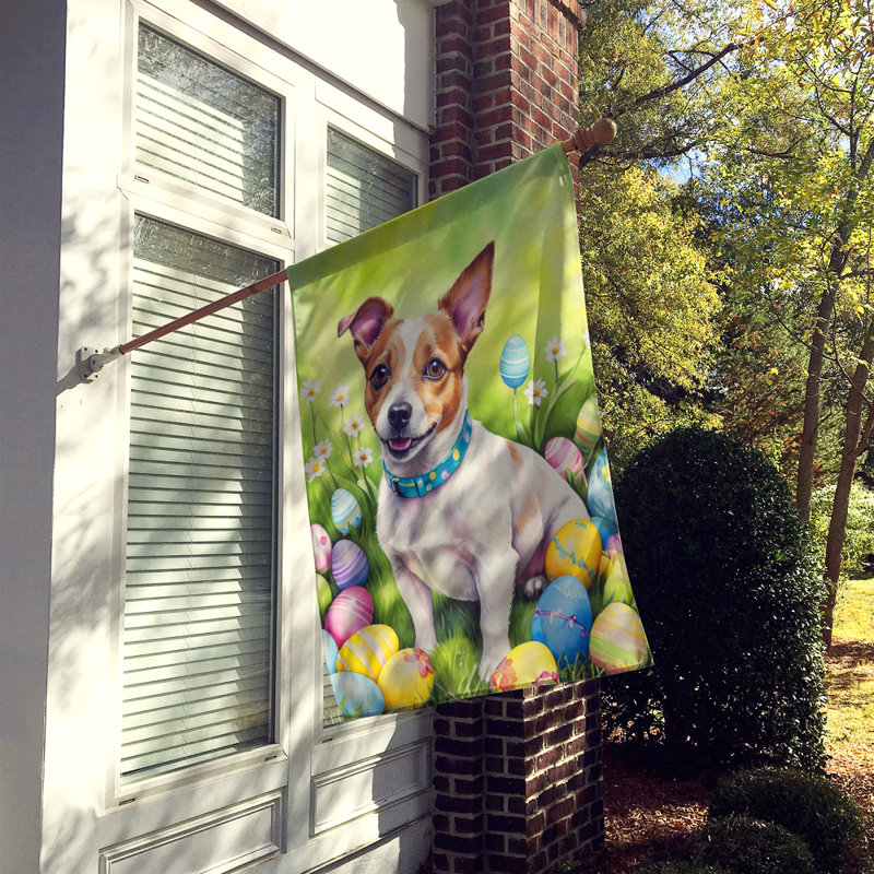 Easter Egg Hunt Double Sided 40'' H x 28'' W Polyester Easter House Flag