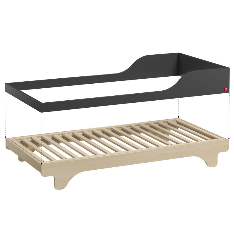 Ankeny Changing Table Topper, Graphite/Birch