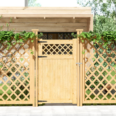 Castano Garden Wood Fence Gate