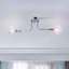 Auli Glass Flush Ceiling Light