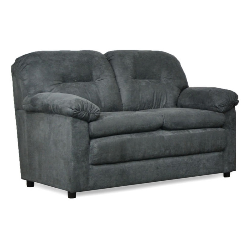 Jiromi Upholstered 57'' Loveseat, Bulldozer Slate