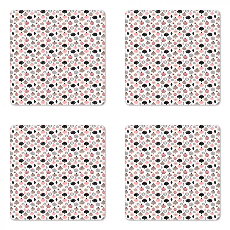 Square 4 Piece Coaster Set