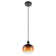Chittering 1 - Light Structured Black Single Pendant