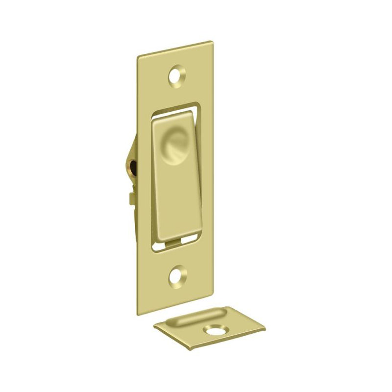 Pocket Door Hardware, Polished Brass
