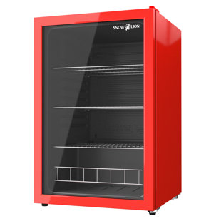 SnowLion Premium 131L Beverage Refrigerator 4.6 Cu. ft. Freestanding Mini Fridge With Glass Door