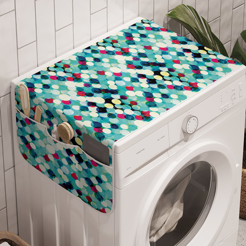 East Urban Home Grunge Washing Machine Organizer Pack of 2 47" x 18.5" Multicolor