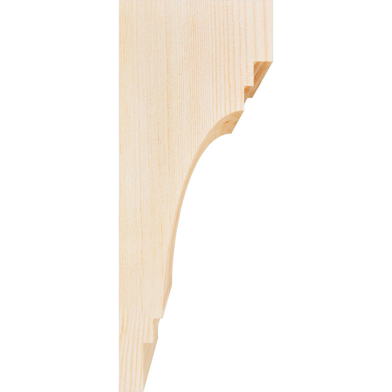 Corbeau Pescadero, H 14 po x l 5,5 po x P 6 po, Sapin de Douglas, Lisse