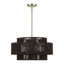 Lustre suspendu en laiton antique 5 lumières Asllan-122725135-122725134