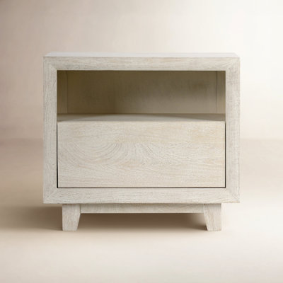 Longfellow 1-Drawer Mango Nightstand