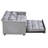 3 in 1 Convertible Sleeper Sofa Bed, Modern Pull Out Couch Bed, Adjustable Backrest, Velvet Loveseat Futon Sofa with Pillows & Pockets for Living Room Apartment-1805251554