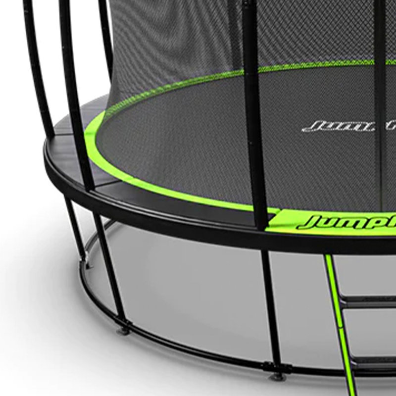 JumpFlex Round Backyard Trampoline with Safety Enclosure