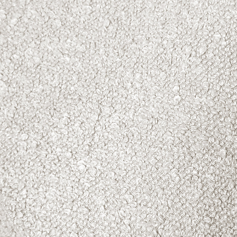 Banc de rangement avec repose-pieds Vérrant Boucle, Blanc, H 15 po x l 15 po x P 15 po