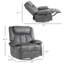 Fauteuil inclinable et pivotant HOMcom