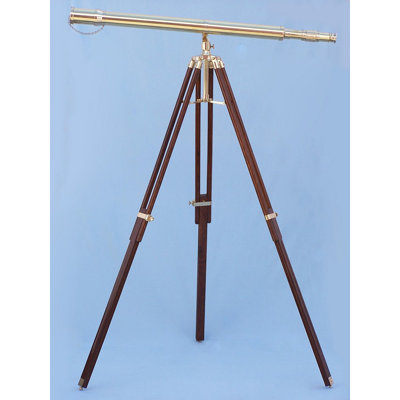 Télescope en matériau réfractaire à pied galileo