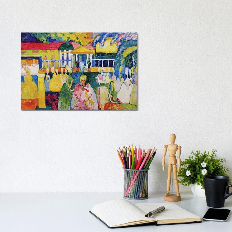 Crinolines by Wassily Kandinsky - 1 Piece Wrapped Canvas Painting, 20.32 cm H x 30.48 cm W
