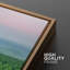 «Pastel Pink Morning Sky Mountain Forest Nature Landscape Decor Decor», 2 pièces-92285467-92285465