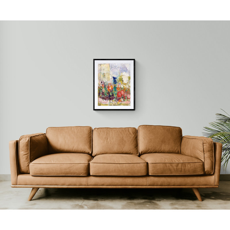 Happy Day Print by Elizabeth Chapman, 31.2" H x 25.2" W x 0.88" D, Black Single Picture Framed Paper