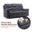 Geni Upholstered 78'' Reclining Sofa-800823243