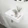 15.8"x8.7"Ceramic Rectangular Wall Mount Bathroom Sink with Single Faucet Hole