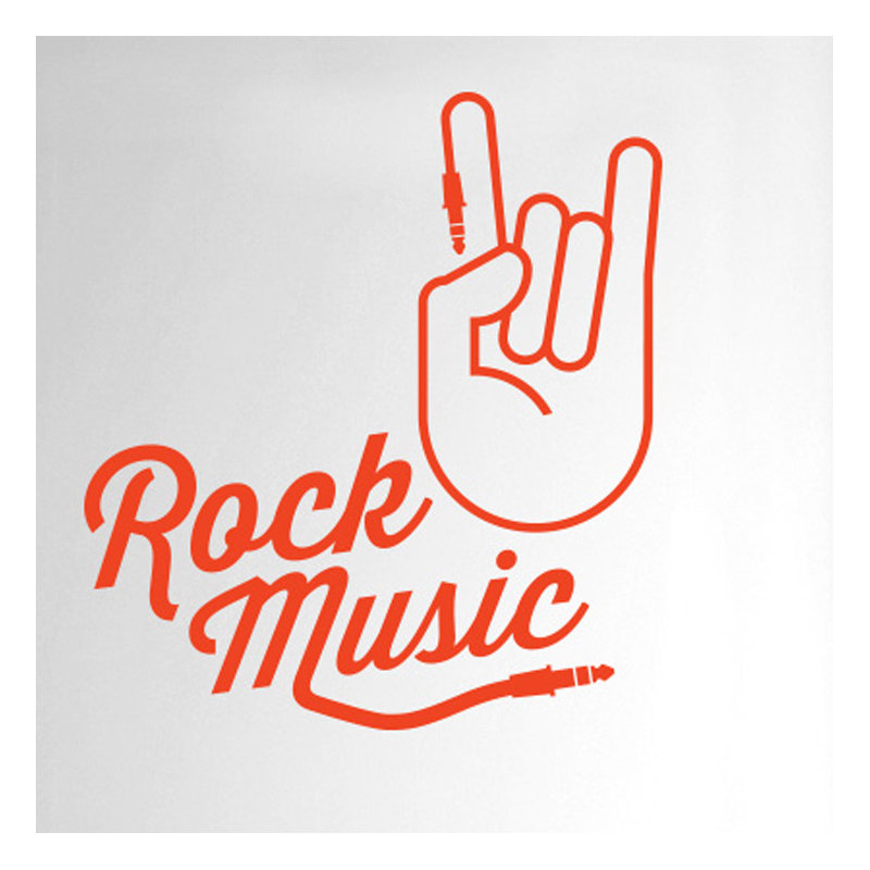 Wall Decal, Orange