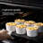 White Embossed Ramekins with Lids Set of 6 8 Ounce-131410650