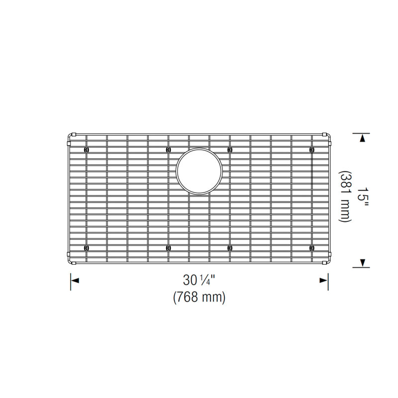 TABLIER GRILLE QUATRUS R15 ERGON SS (402254)