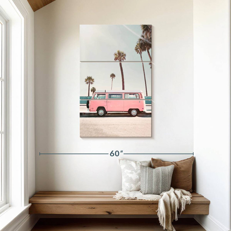 Mehar rose Surfer Van, H 45 po x l 28 po