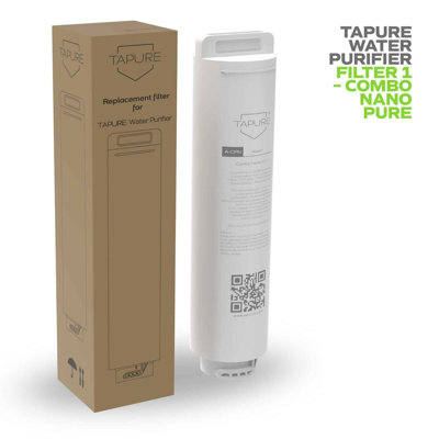Premium and High-Efficiency TAPURE Water Purifier Filter 2 – Advanced RO Membrane Nano PURE Combo