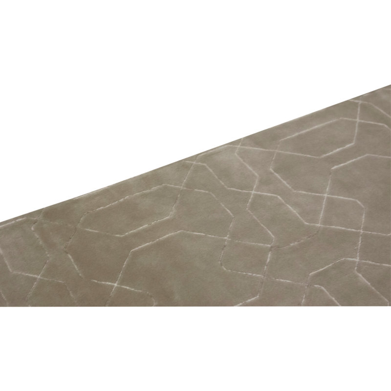 Tapis vert noué à la main de haute qualité